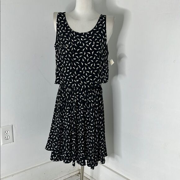 Vintage Oleg Cassini Silk Deco Inspired Drop Waist Dress - Picture 1 of 7